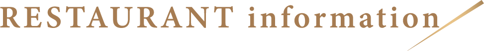 Restaurant Information